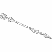 Audi TT Quattro Axle Shaft - 1J0-501-203-BX Axle Assembly