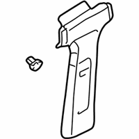 Audi A6 Pillar Panels - 4B0-867-243-AG-25R Upper Center Pillar Trim