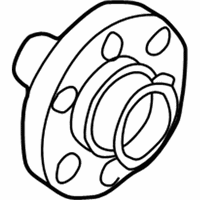 Audi 80 Wheel Hub - 893-407-615-A Front Hub