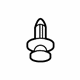 Audi 3C0-853-934 Center Shield Rivet Audi 3C0-853-934 Center Shield Rivet