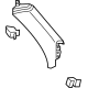 Audi 4KE-867-287-2O9 Upper Pillar Trim Audi 4KE-867-287-2O9 Upper Pillar Trim