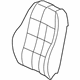 Audi 8R0-881-775-F Seat Back Pad