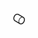 Audi 8X0-857-937-A Belt & Retractor Spacer Audi 8X0-857-937-A Belt & Retractor Spacer