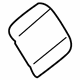 Audi 4G8-809-907-A-GRU Fuel Door Audi 4G8-809-907-A-GRU Fuel Door
