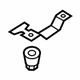 Audi 8E0-827-657-G Handle Retainer Bracket Audi 8E0-827-657-G Handle Retainer Bracket
