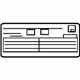 Audi 4L0-010-515-AB A/C Label Audi 4L0-010-515-AB A/C Label
