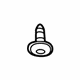 Audi N-911-639-01 Rear Shield Retainer Screw Audi N-911-639-01 Rear Shield Retainer Screw