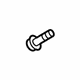 Audi N-104-687-01 Lower Bracket Bolt Audi N-104-687-01 Lower Bracket Bolt