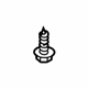 Audi 8E0-804-899-A Mount Bolt Audi 8E0-804-899-A Mount Bolt