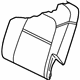 Audi 4L0-883-806-AA-QJH Seat Back Cover