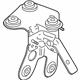 Audi 8J1-614-119-C Mount Bracket Audi 8J1-614-119-C Mount Bracket
