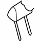 Audi 4B9-887-921-9XS Headrest Cover Audi 4B9-887-921-9XS Headrest Cover