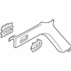 Audi 4B9-867-245-C-1N1 Upper Quarter Trim