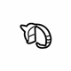 Audi 8D0-837-073 Control Cable Clamp