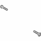 Audi N-910-799-01 Rear Quarter Trim Retainer Audi N-910-799-01 Rear Quarter Trim Retainer