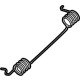 Audi 971-609-715 Parking Brake Shoes Spring Audi 971-609-715 Parking Brake Shoes Spring