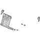 Audi 8W8-885-502-A-HZ8 Seat Back Assembly
