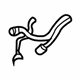 Audi 8E0-201-934-D Vacuum Hose Audi 8E0-201-934-D Vacuum Hose