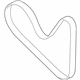 Audi 022-145-933-AP Serpentine Belt Audi 022-145-933-AP Serpentine Belt