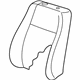 Audi 8V7-881-805-AR-GZX Seat Back Cover Audi 8V7-881-805-AR-GZX Seat Back Cover