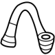 Audi 80A-201-268 Breather Tube Audi 80A-201-268 Breather Tube