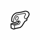 Audi 8T1-823-633-B Release Handle Bracket Audi 8T1-823-633-B Release Handle Bracket