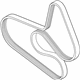 Audi 06H-903-137-C Serpentine Belt Audi 06H-903-137-C Serpentine Belt