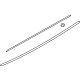 Audi 4M8-898-940 Spoiler Seal Strip Audi 4M8-898-940 Spoiler Seal Strip