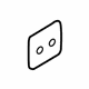 Audi 8T0-803-536 Windshield Pillar Mount Plate Audi 8T0-803-536 Windshield Pillar Mount Plate