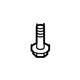 Audi N-104-571-01 Upper Center Pillar Trim Screw Audi N-104-571-01 Upper Center Pillar Trim Screw