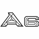 Audi 4F0-853-741-2ZZ Nameplate Audi 4F0-853-741-2ZZ Nameplate