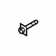 Audi WHT-000-936 Retaining Strip Stud Audi WHT-000-936 Retaining Strip Stud
