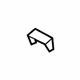 Audi 4A0-857-783-01C Retractor Assembly Clip Audi 4A0-857-783-01C Retractor Assembly Clip