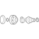 Audi 80A-598-103 Inner CV Joint Audi 80A-598-103 Inner CV Joint