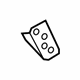 Audi 8K0-857-257-A Retainer Plate
