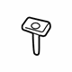 Audi 4B9-853-929-A Belt Molding Clip Audi 4B9-853-929-A Belt Molding Clip