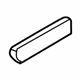 Audi 8N0-837-311-A Door Shell Bumper Audi 8N0-837-311-A Door Shell Bumper