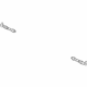 Audi 8E0-419-801 Tie Rod Assembly