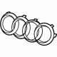 Audi 80A-853-736-D-2ZZ Nameplate Audi 80A-853-736-D-2ZZ Nameplate