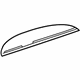 Audi 4D0-861-395-H-25M Package Tray Trim Rear Cover Audi 4D0-861-395-H-25M Package Tray Trim Rear Cover