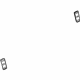 Audi 4E0-857-879-A Mount Bracket Anchor Plate Audi 4E0-857-879-A Mount Bracket Anchor Plate