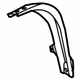 Audi 4E1-857-195-C Support Plate Audi 4E1-857-195-C Support Plate