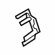 Audi 4F1-837-275 Handle Base Retainer Clip Audi 4F1-837-275 Handle Base Retainer Clip