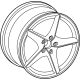 Audi 8W0-601-025-BG Wheel, Alloy Audi 8W0-601-025-BG Wheel, Alloy