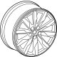 Audi 8W0-601-025-AL Wheel, Alloy Audi 8W0-601-025-AL Wheel, Alloy
