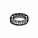 Audi 191-201-375-A-01C Sending Unit Nut Audi 191-201-375-A-01C Sending Unit Nut
