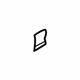Audi 4D0-805-087-D Filler Plate Audi 4D0-805-087-D Filler Plate