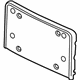 Audi 8T0-807-285-C-3FZ License Bracket