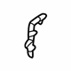 Audi 8W7-864-539 Rocker Reinforcement Insulator Audi 8W7-864-539 Rocker Reinforcement Insulator