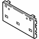Audi 8V5-807-287-N-9B9 License Bracket